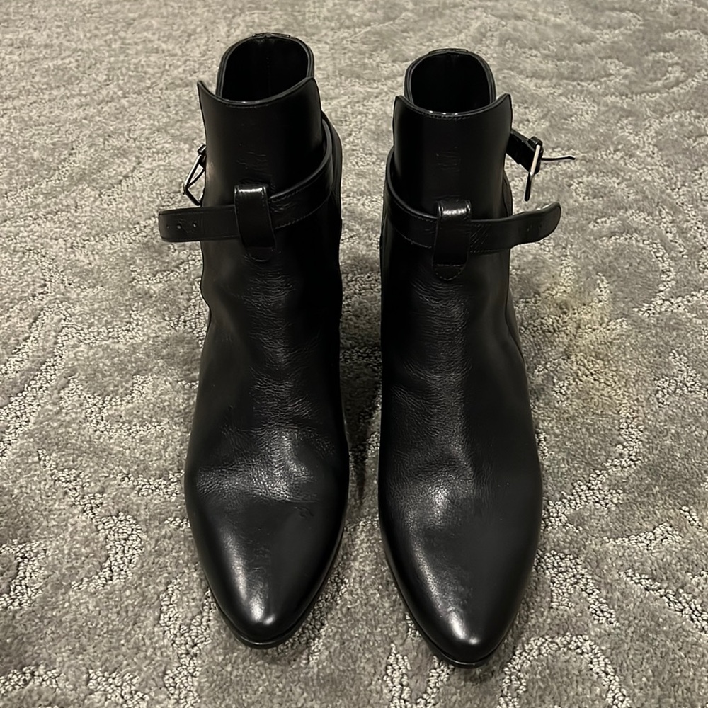 Saint Laurent Black Ankle Boots Size 37